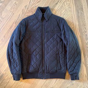 Tommy Hilfiger Large Men's Quilted All Weather Jacket | Navy Blue